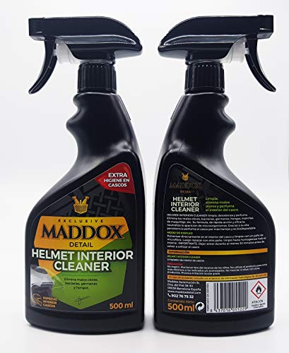 Maddox Detail - Helmet Interior Cleaner - Limpiador interior de casco. Elimina malos olores, bacterias, gérmenes y hongos. (500ml)