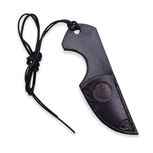 Madhammers Toferner - Cuchillo de Regalo Original - The Flamenco - Cuchillo Forjado a Mano - Deportes - Caja de Cuero Genuino Hecha a Mano - Hoja Pulida y endurecida Hermoso Producto