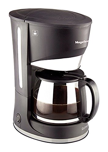 Magefesa 02CF3245000 Cafetera goteo 12 tazas Ristretto 800 W cups, Acero inoxidable, Multicolor