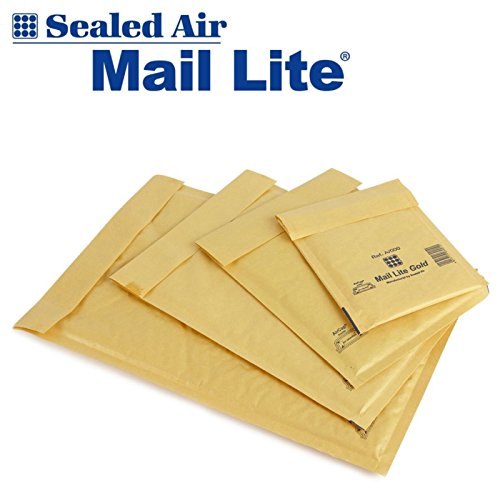 Mail Lite GOLD- 100 Sobres acolchados con burbujas Tamaño A/000 (110mm x 160mm)