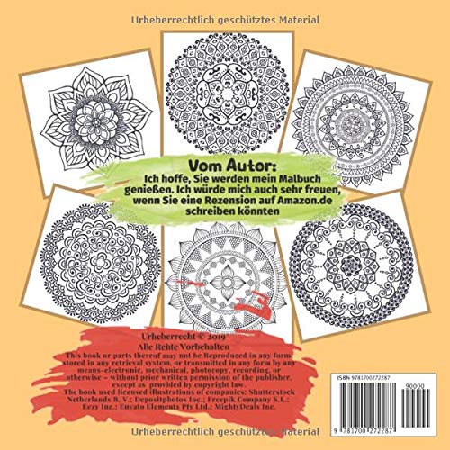 Malbuch für Erwachsene Mandala - Ohne Zweifel ist es ein Übel, voll Fehler zu sein. Aber ein noch größeres Übel ist es, das nicht erkennen zu wollen.