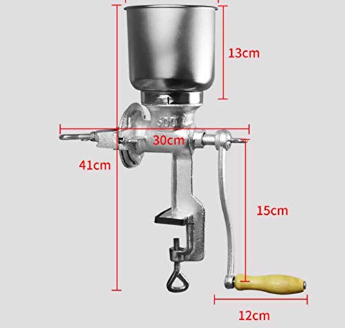 Mano molinillo de 1000 g de malta amoladora, granos medicinales, nueces, cacahuetes, fresadora, molino de maíz, relleno consumidor máquina de acero inoxidable de alta velocidad portátil y de laborator