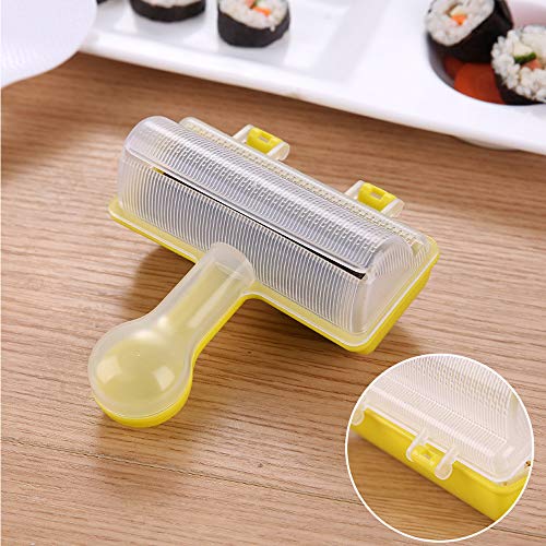 máquina de arroz para sushi, 2 unids / set rodillo de sushi Molde para hacer sushi DIY accesorios para Bento forma de bola de arroz bricolaje forma de sushi forma de Onigiri Utensilios de cocina de