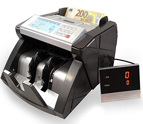 Máquina de contar dinero, contador de billetes, contador de valor, detector de billetes falsos