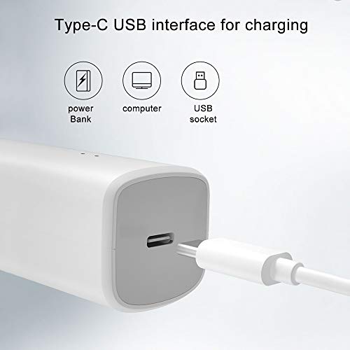 Máquina de Cortar Pelo,para ENCHEN Cortapelos,Todo en 1 Cortadora de Pelo,Cuchillas de Cerámica,2 velocidades,Inalámbrica Recargable con USB,Cortapelos Nariz y Orejas (white)