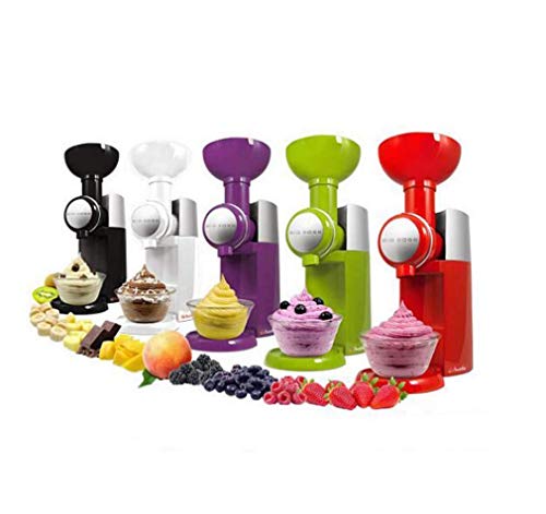 Máquina for hacer helado, con construido en el congelador, 800ml yogurt Sorbete Hacer máquina automática, los fabricantes de máquinas de helado for el hogar DIY (Color: Negro) SKYJIE ( Color : Red )