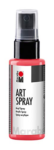 Marabu Art Spray, Acrylic Spray 50 ml, 1209 05, Color 123 Peperoni/Chilli