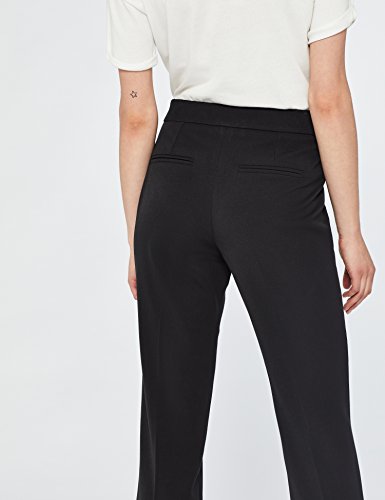 Marca Amazon - find. Pantalón Ancho Mujer, Negro (Black), 28W / 34L, Label: 28W / 34L