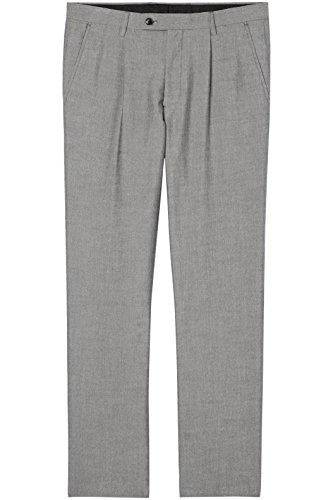 Marca Amazon - find. Pantalones de Vestir para Hombre, Gris, 32W / 29L, Label: 32W / 29L