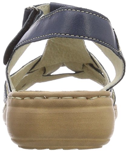 Marco Tozzi Premio 28900, Sandalias de Talón Abierto para Mujer, Azul (Navy), 40 EU