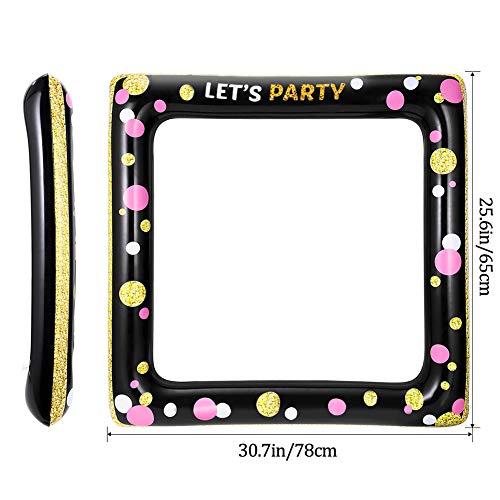 Marcos Photocall Inflable, Marco Inflable Photo Booth Props Party Para Cumpleaños Boda Nupcial Ducha Baby Shower Foto de Graduación Playa Piscina