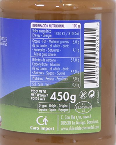 MARDEL dulce de leche tarro 450 grs