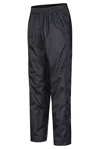 Marmot Precip Eco Full Zip Pant Impermeables, Pantalones De Lluvia, Prueba De Viento, Transpirables, Hombre, Black, M