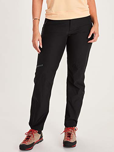 Marmot Wm's Minimalist Pant Impermeables, Pantalones De Lluvia, Prueba De Viento, Transpirables, Mujer, Black, S