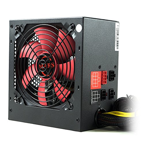 Mars Gaming MPII850, Fuente Alimentación 850W Modular ATX, Ventilador 12cm,Negro