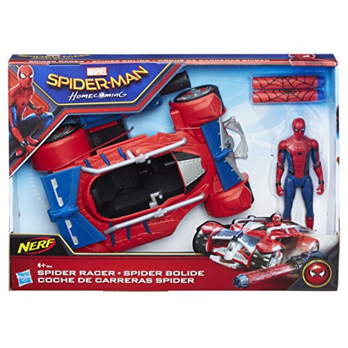 Marvel Spiderman Spiderman Coche y Figura, 33 x 22 cm (Hasbro B9703EU4)