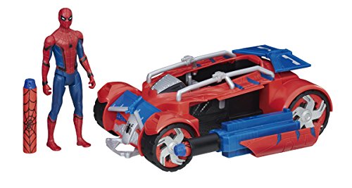 Marvel Spiderman Spiderman Coche y Figura, 33 x 22 cm (Hasbro B9703EU4)