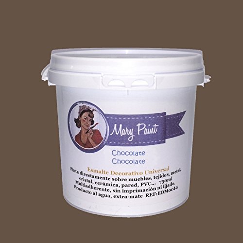 Mary Paint | Pintura para muebles efecto Chalk Paint, Chocolate - 750ml