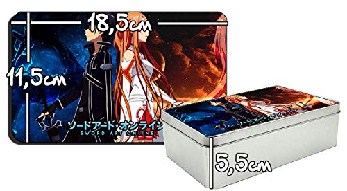 MasTazas Sword Art Online A Caja Lata Metal Tin Box