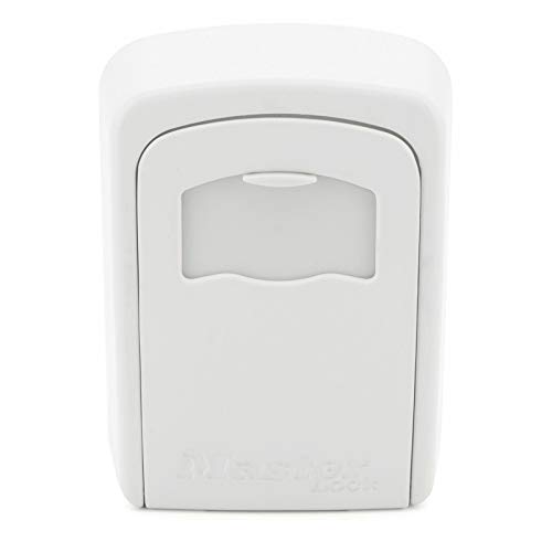 MASTER LOCK Caja fuerte para llaves [Mediana] [Montaje mural] [Blanco] - 5401EURDCRM - Caja de seguridad