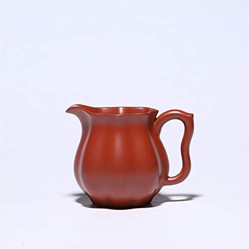 MDYHJDHYQ Teteras Todo Hecho a Mano Feria Taza de té Dispositivo Grande al por Mayor Rojo púrpura de Lotus Feria Copa (Color : Big Red Pouch)