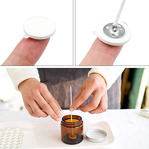 Mechas Enceradas,Vela Mecha Grande,Mechas para Velas de Aceite,Mechas Naturales para Velas,Mechas de Velas Natural,Wick Velas,Mechas para Velas de Cera（100pcs）