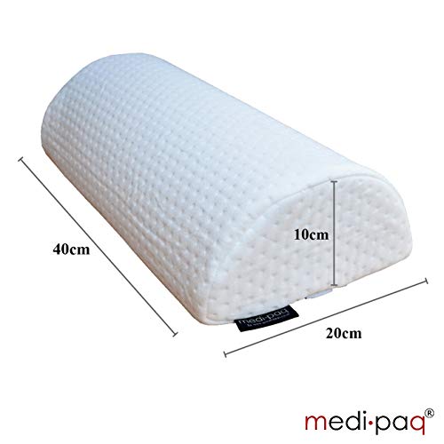 Medipaq | Almohada de Espuma viscoelástica, Suave Pero Firme, úsala para el Cuello, la Parte Baja de la Espalda, Las Rodillas, Las piernas y los pies prácticamente en Cualquier posición