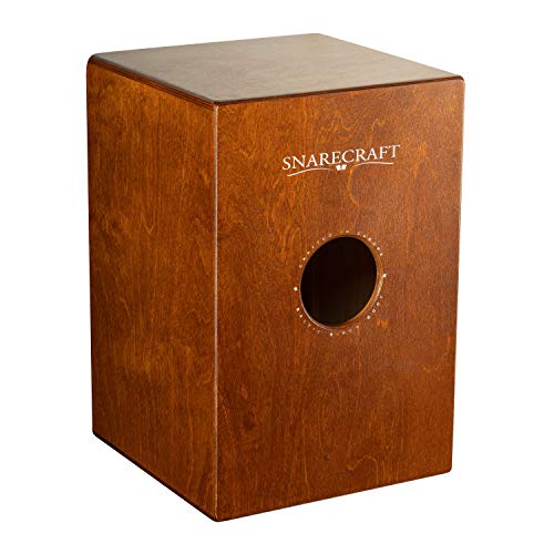 Meinl - Cajón de tambor con caja interna – fabricado en Europa – placa frontal de abedul báltico/cuerpo de abedul almendra, serie Snarecraft, 2 años de garantía (SC80AB-B)