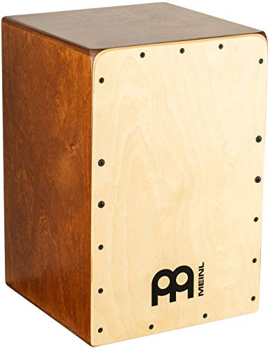 Meinl - Cajón de tambor con caja interna – fabricado en Europa – placa frontal de abedul báltico/cuerpo de abedul almendra, serie Snarecraft, 2 años de garantía (SC80AB-B)