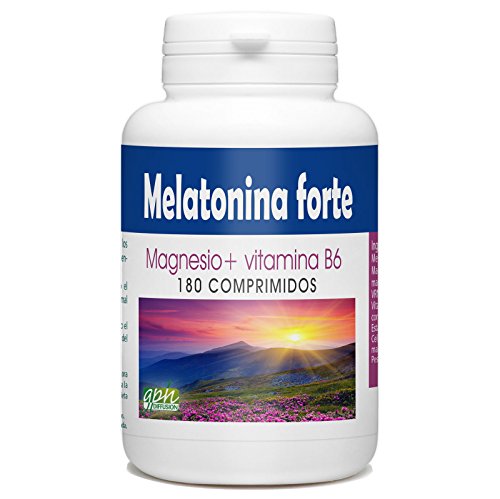 Melatonina Forte 1.8mg - Magnesio y Vitamina B6-180 comprimidos