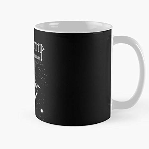 MELIBALI Rock Music Vinyl Band Roll True Album N Crime Supertramp Century Best Mug Tiene 11oz de Mano Hechas de cerámica de mármol Blanco