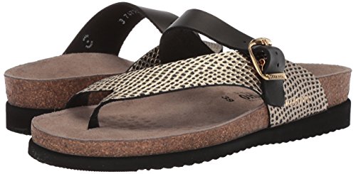 Mephisto Women's Helen Mix Slide Sandal, Black, 10 M US