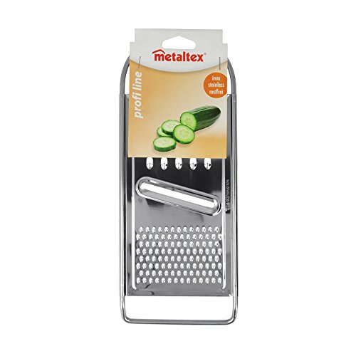 Metaltex 194750 - Rallador Plano 3 usos INOX. extrafuerte