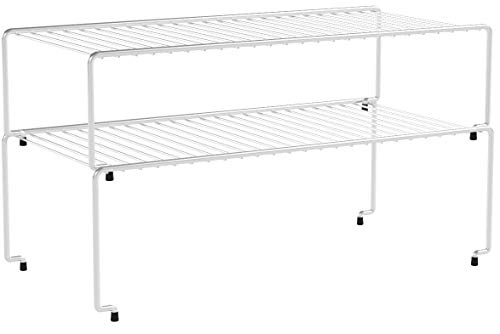 Metaltex SKY -Estante organizador apilable, 47x23x26 cm, gris