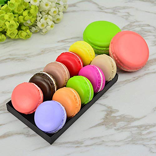 mi ji 1 PCS Portable Creativa Mini Macaron Shaped Box Almacenamiento Caramelo Organizador de la joyería de la píldora del envase del Caso Color al Azar para su casa