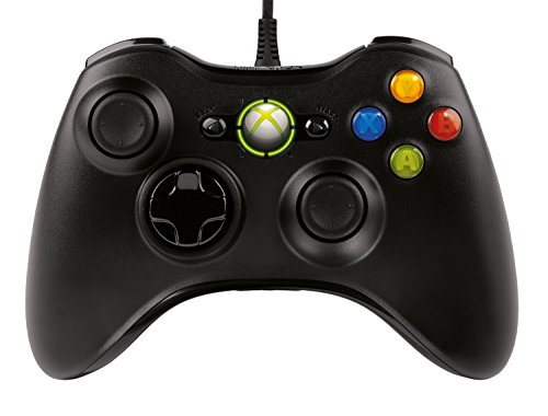 Microsoft - Mando, Color Negro (PC, Xbox 360)