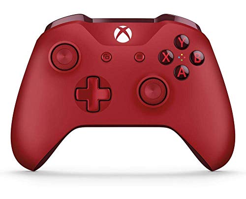 Microsoft - Mando Inalámbrico, Color Rojo (Xbox One), Bluetooth