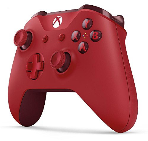 Microsoft - Mando Inalámbrico, Color Rojo (Xbox One), Bluetooth