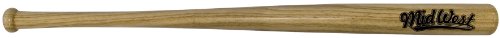 Midwest - Bate de béisbol de Madera para Adultos marrón marrón Talla:34 Inch