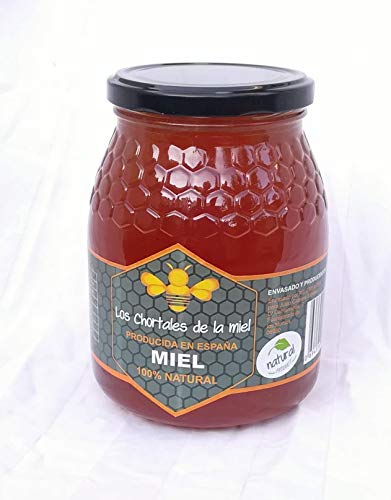 Miel pura de Extremadura 1 kg. Producida en España, sin aditivos, 100% natural. Altísima calidad, directa del productor