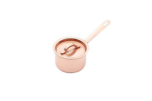 Mini cazo de cobre Kitchencraft para Masterclass Artesà, olla para servir, cobre, 6,5 cm