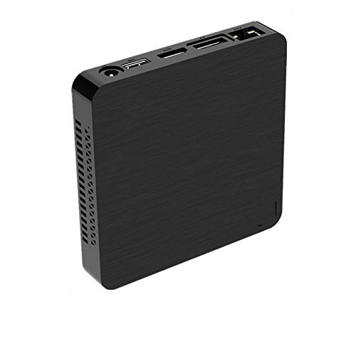 Mini PC Intel Atom Z8500-X5 Windows 10 Nueva PC de 4 GB + 64 GB 2.4 / Pantalla 5.8G WiFi BT4.0 HDMI + DP Dual (Plugs Type : UK)