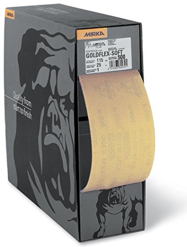 Mirka 2912707022 Goldflex-Soft Perf. Rollo P220, 115 x 125 mm, 200 Pro Roll.