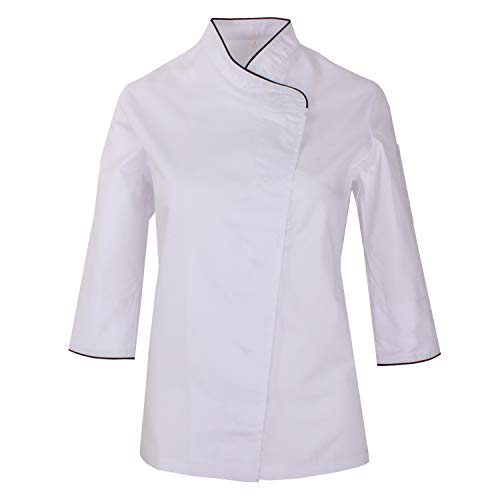 MISEMIYA - Chaquetas Uniformes Chef COCINERA Mangas LARGAS - Ref.703 - XXXL, Blanco