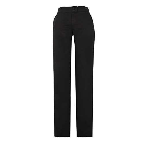 MISEMIYA - PANTALÓN Camarera Barista COCTELERA PANTALÓN Chino Ref-837-44, Negro