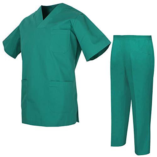 MISEMIYA - Pijams Sanitarios Unisex Uniformes Sanitarios Uniformes Médicos 817-8312 - XL, Casaca Sanitarios 817-2 Blanco