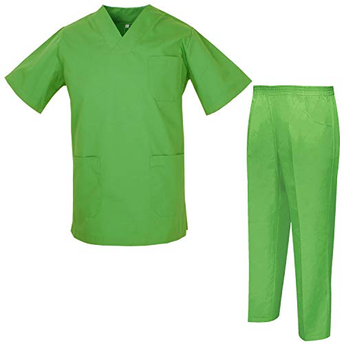 MISEMIYA - Pijams Sanitarios Unisex Uniformes Sanitarios Uniformes Médicos 817-8312 - XL, Casaca Sanitarios 817-2 Blanco