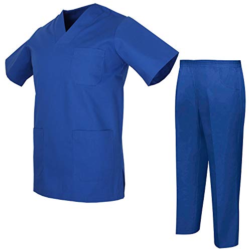 MISEMIYA - Pijams Sanitarios Unisex Uniformes Sanitarios Uniformes Médicos 817-8312 - XL, Casaca Sanitarios 817-2 Blanco