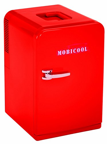 Mobicool F15 - Nevera Termoeléctrica Pequeña, Conexiones 12 / 230 V, 14 Litros de Capacidad, Color Rojo