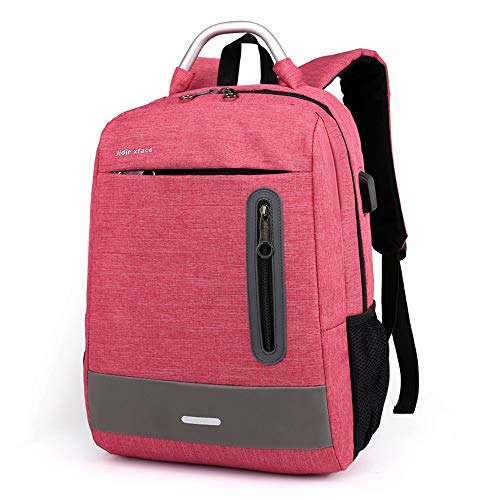 Mochila de Portátil, JiaMeng Mochila Unisex Casual USB Business Ordenador Mochila Bolsa de Viaje para Diario Negocio Trabajo Viaje Mochila Hombre con Puerto de USB